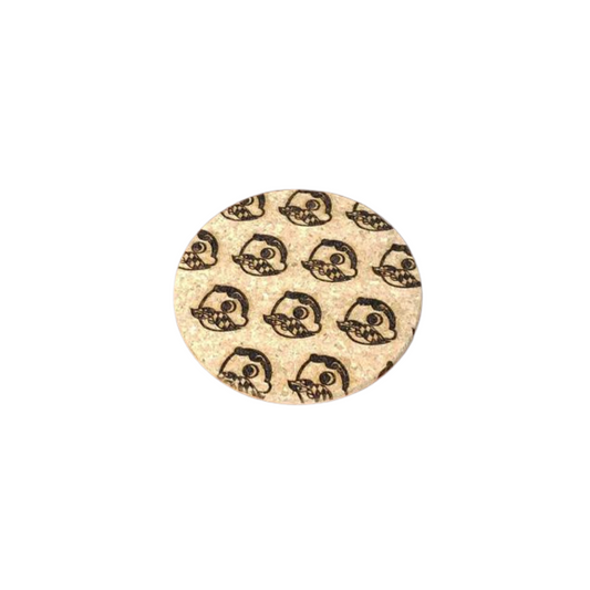 Leroy Cork Coasters Small Natty Bo all over