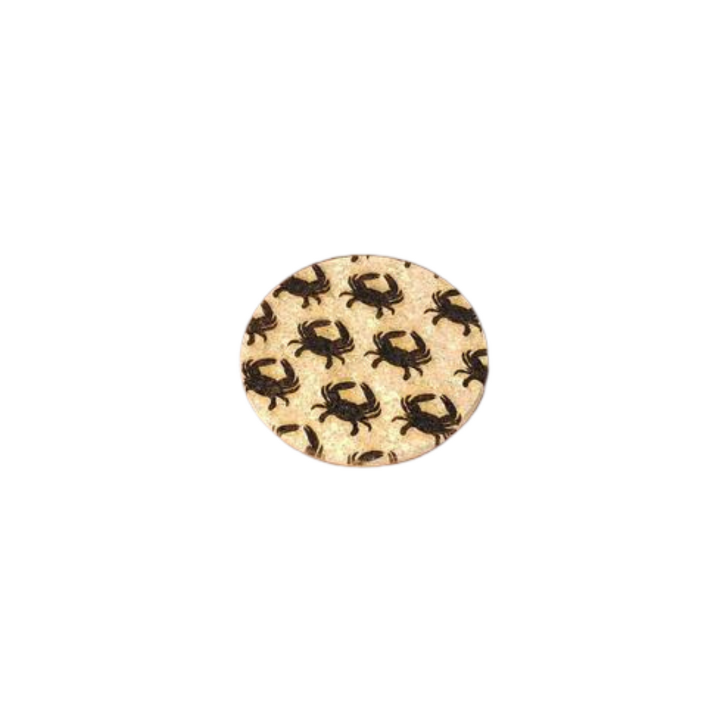 Leroy Cork Coasters Small Crabs All Over