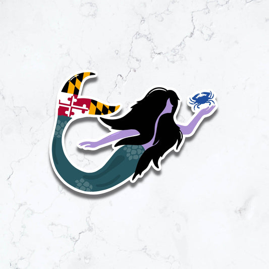 Jami Creates - Maryland Mermaid Sticker