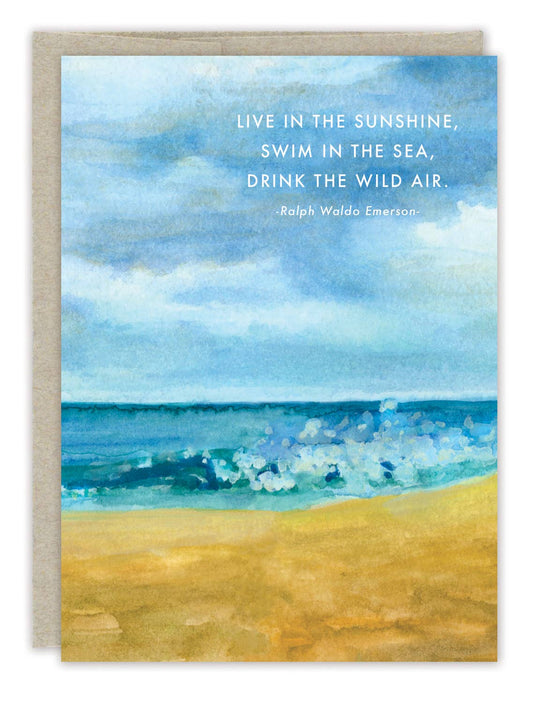 Wishing You a Beautiful Year Ahead Birthday Card by Sarah Forster