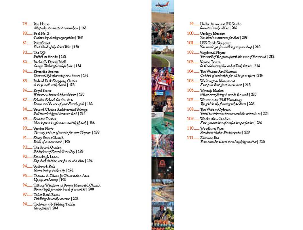 111 Places in Baltimore That You Must Not Miss by Allison Robicelli