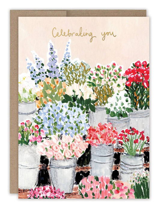 Biely & Shoaf - Flower Market Birthday Card