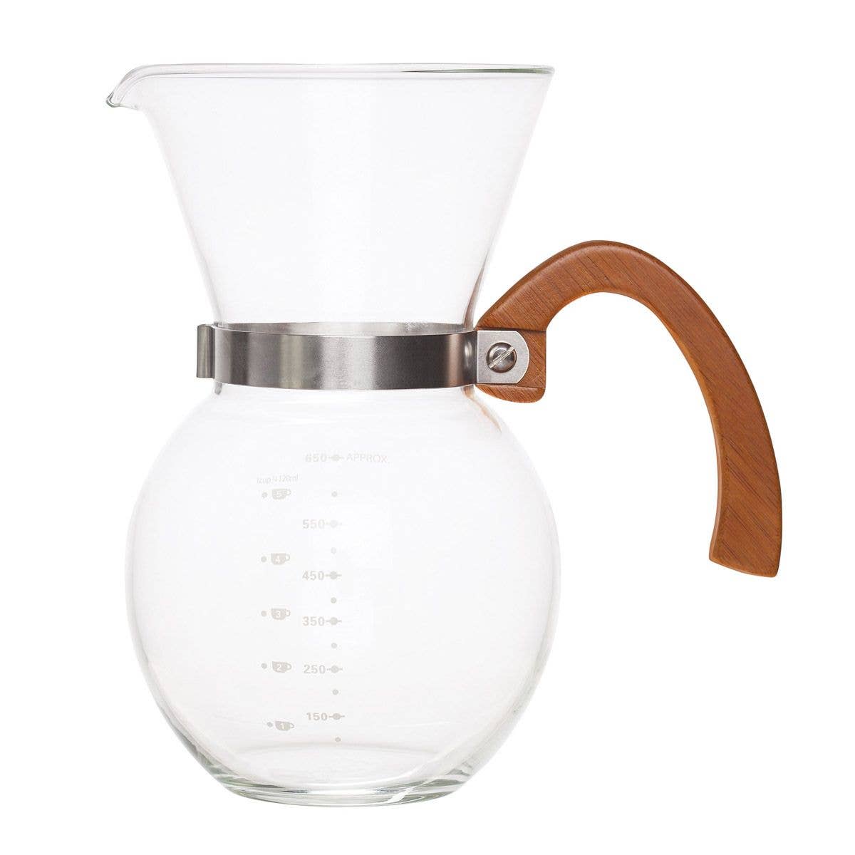 Fino Pour-Over Coffee Maker With Bamboo Handle