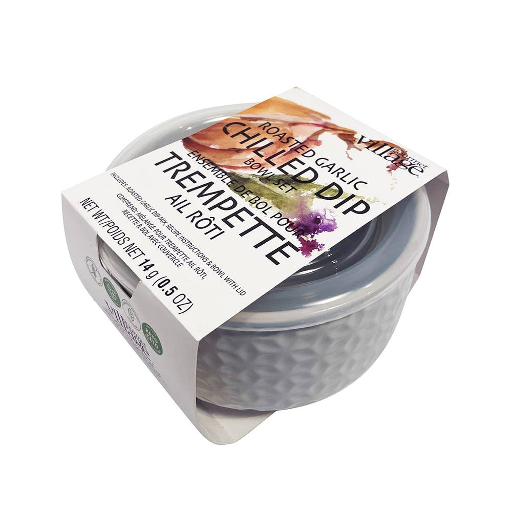 Gourmet Du Village - Dip Bowl With  Roasted Garlic Mix