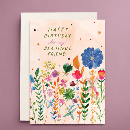 Biely & Shoaf - Beautiful Flowers Birthday Card