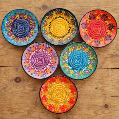 Handmade Turkish Ceramic Garlic Grater Plates