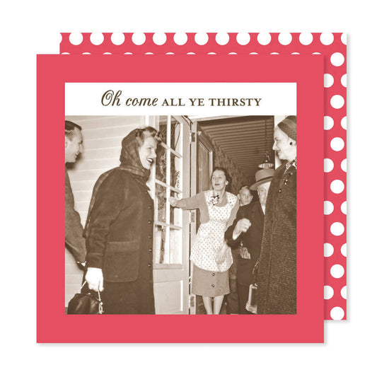 Shannon Martin Design - Come All Ye Thirsty Holiday Napkin
