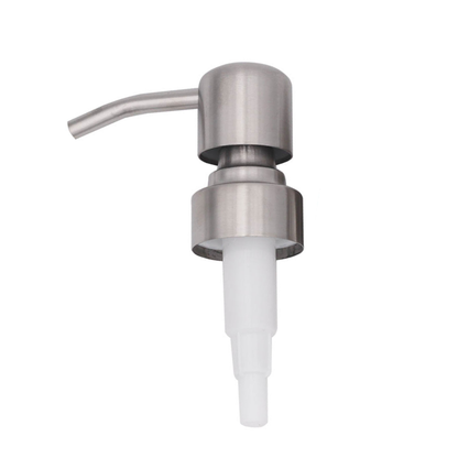 Mason Jar Lifestyle - Satin / Brushed Finish Soap Pump Dispensers for Mason Jars: Threaded galvanized / Wide mouth / #2