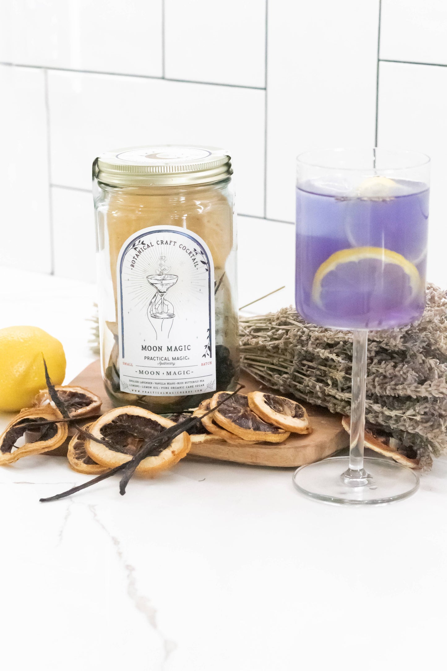 Moon Magic Martini Craft Cocktail Infusion Drink Kit -Jar: Small