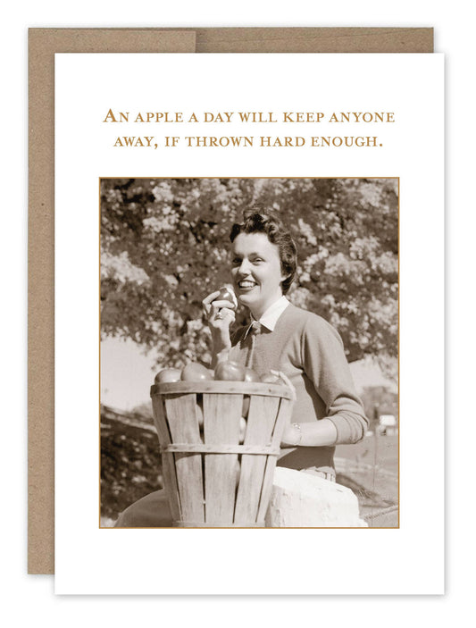 Shannon Martin Design - Apple A Day Get Well Card