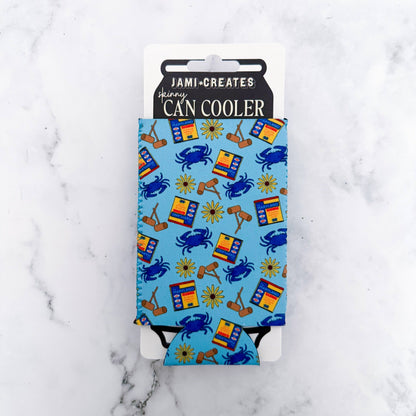Jami Creates - Maryland Seasoning Skinny Can Cooler Koozie