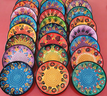 Handmade Turkish Ceramic Garlic Grater Plates