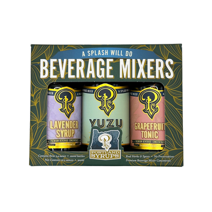 Portland Syrups | Cocktail / Mocktail Mixers Green Gift Set