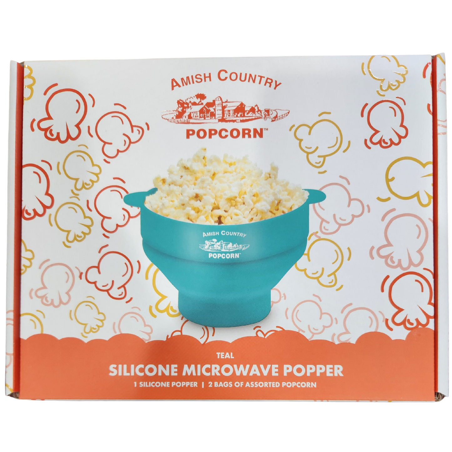 Silicone Microwave Popper: Black