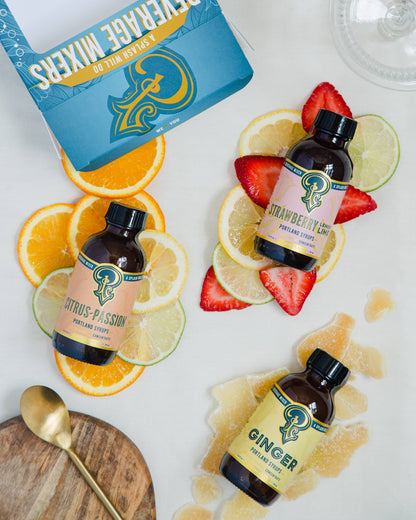 Portland Syrups |  Cocktail / Mocktail Mixers Blue Gift Set