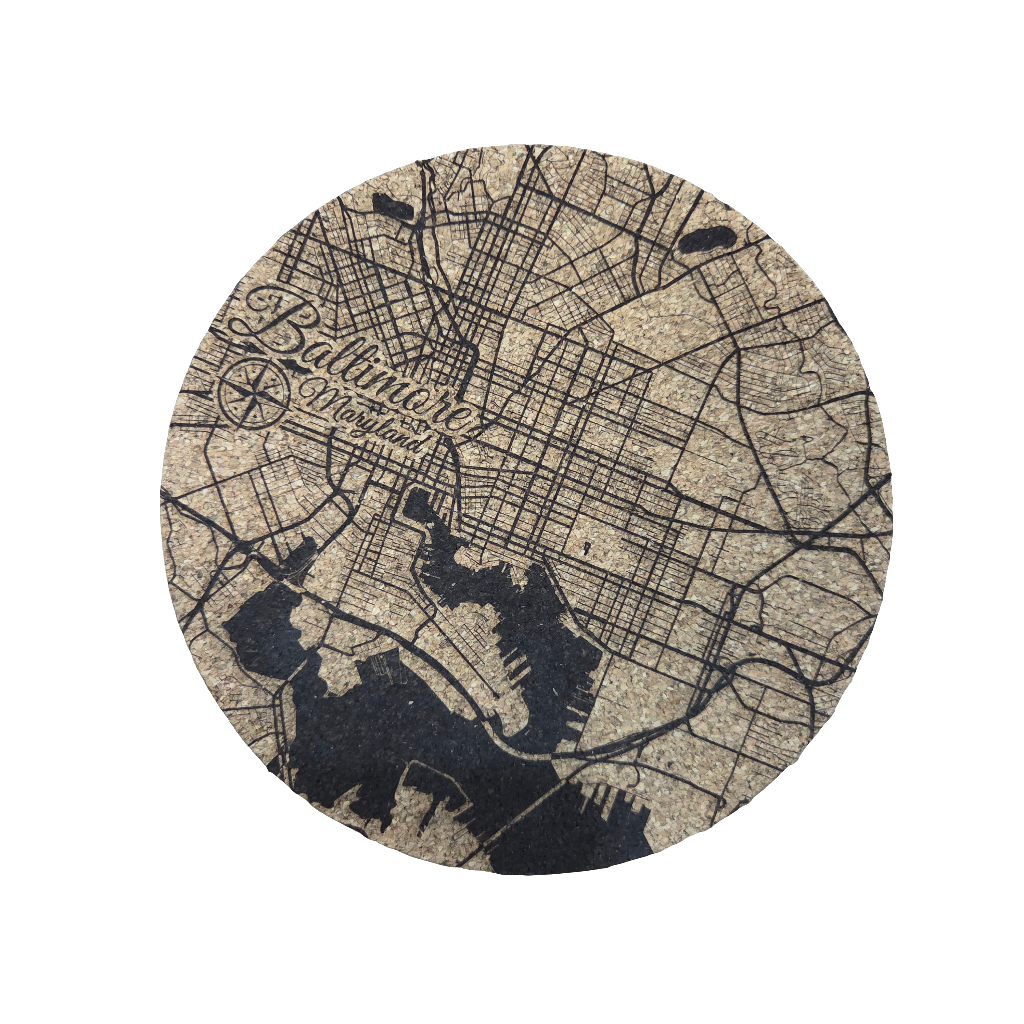 Leroy Trivet Baltimore Grid Map
