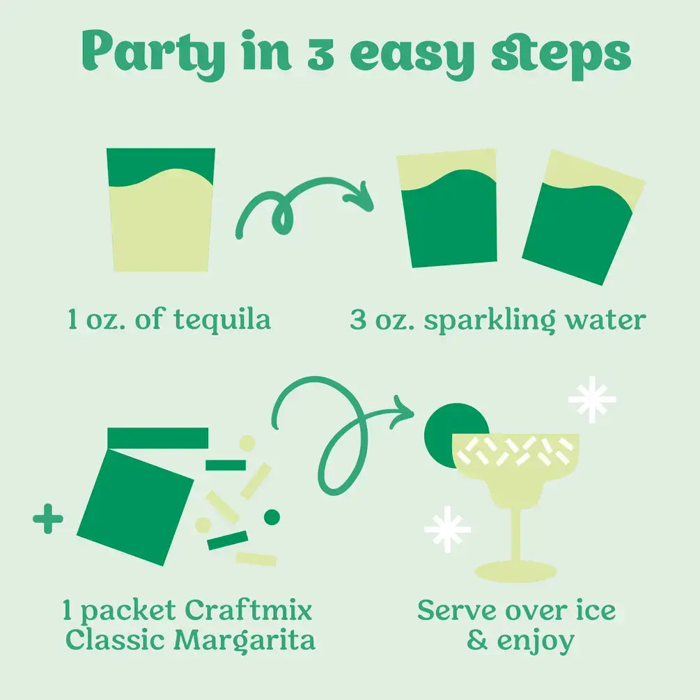 Craftmix | Classic Margarita Cocktail / Mocktail Mixer - Individual