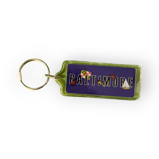 Baltimore Keychain