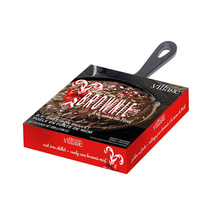 Gourmet Du Village - Skillet Candy Cane Brownie Kit