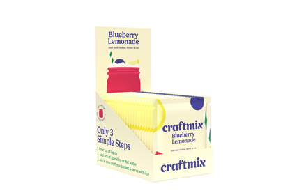 Craftmix | Blueberry Lemonade Cocktail / Mocktail Mixer - Individual