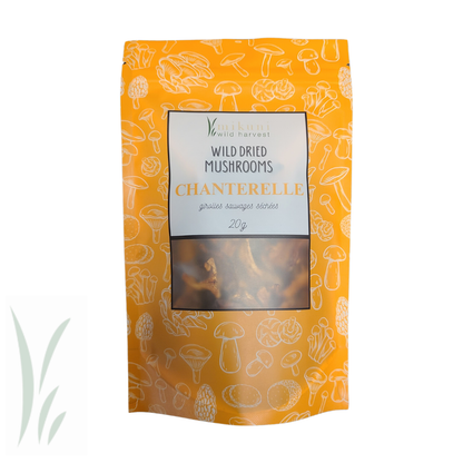 Dried Wild Chanterelle Mushrooms / 20 g