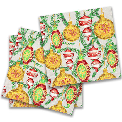 Classic Ornaments Cocktail Napkin