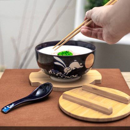 Moon Rabbit Bowl Set