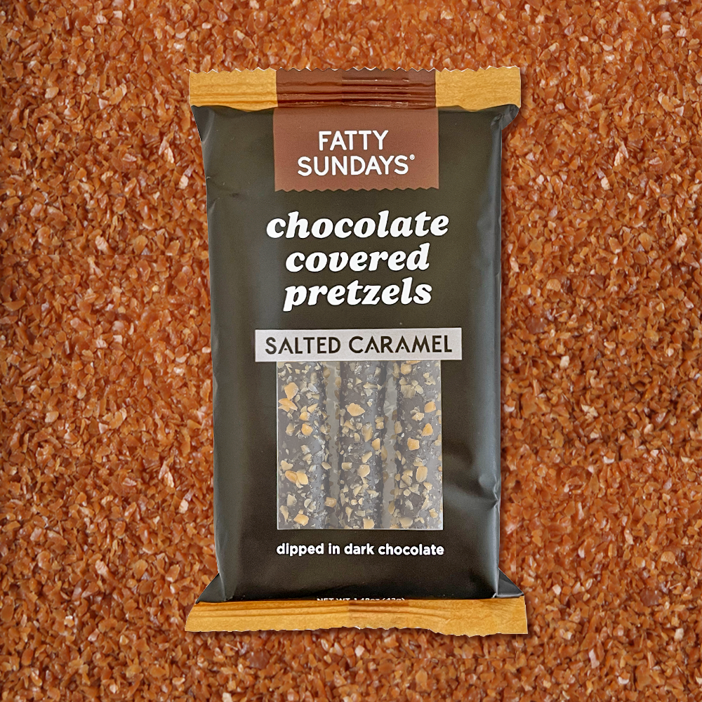 Salted Caramel Chocolate Covered Pretzels (3-pack)