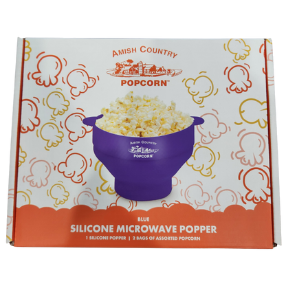 Silicone Microwave Popper: Teal