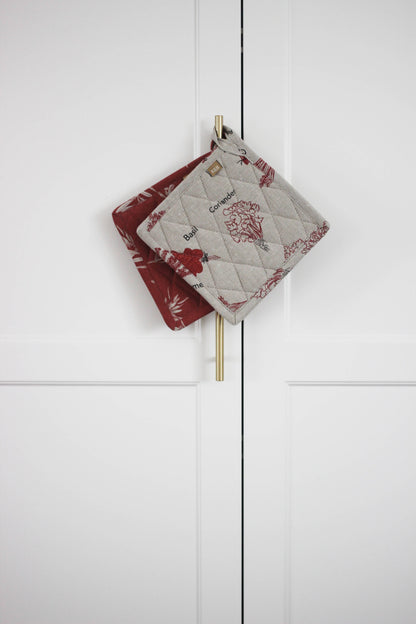 Raine & Humble - Pot Holder Trivets Olives Cinnamon