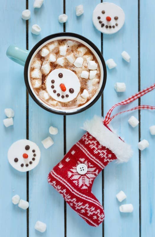 Gourmet du Village – Hot Chocolate Topping Snowman Mini Dehydrated Marshmallows (34g)