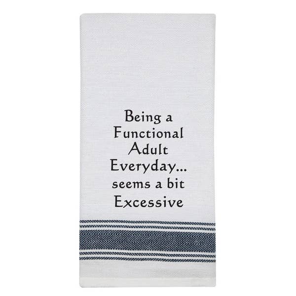 Kitchen Towel "Being a Functional Adult