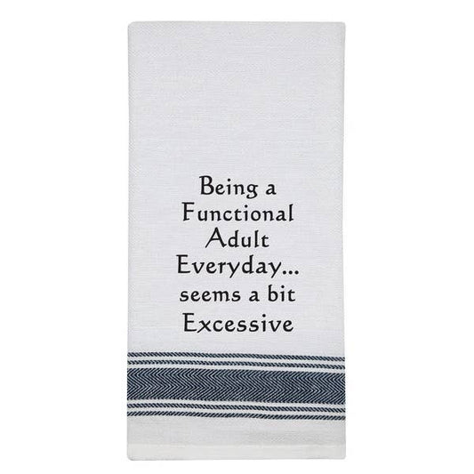 Kitchen Towel "Being a Functional Adult