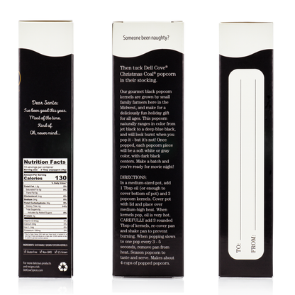 Dell Cove Spices & More Co. - Christmas Coal Popcorn