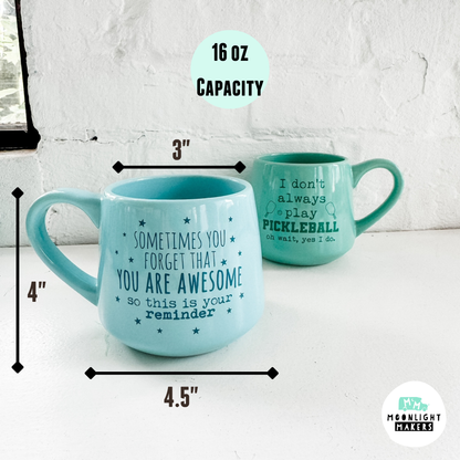 Moonlight Makers - Funny Mug - Weird Moms Build Character - 16oz - Mother's Day