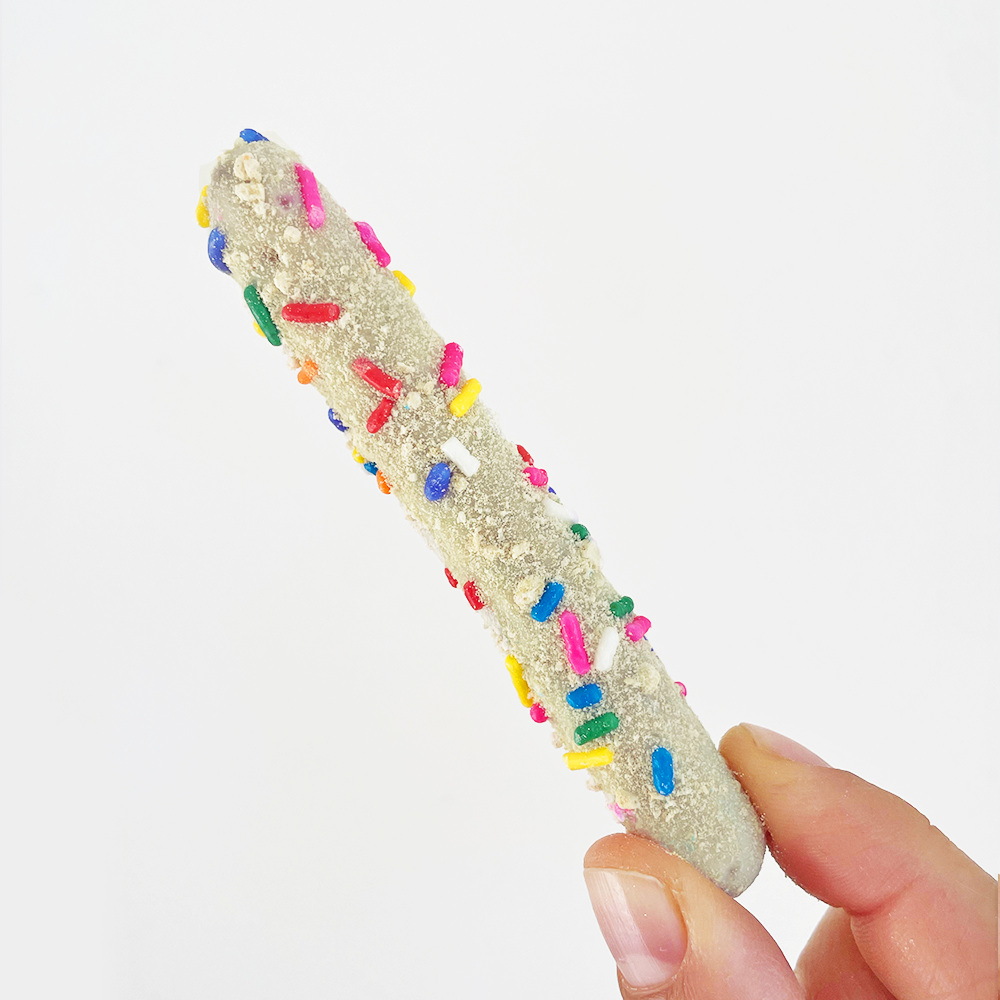 Birthday Cake Chocolate Covered Pretzel Snack Pack (3-pack)