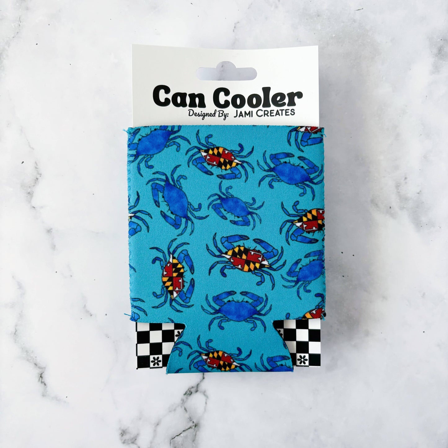 Jami Creates - Maryland Blue Crab Can Cooler Koozie