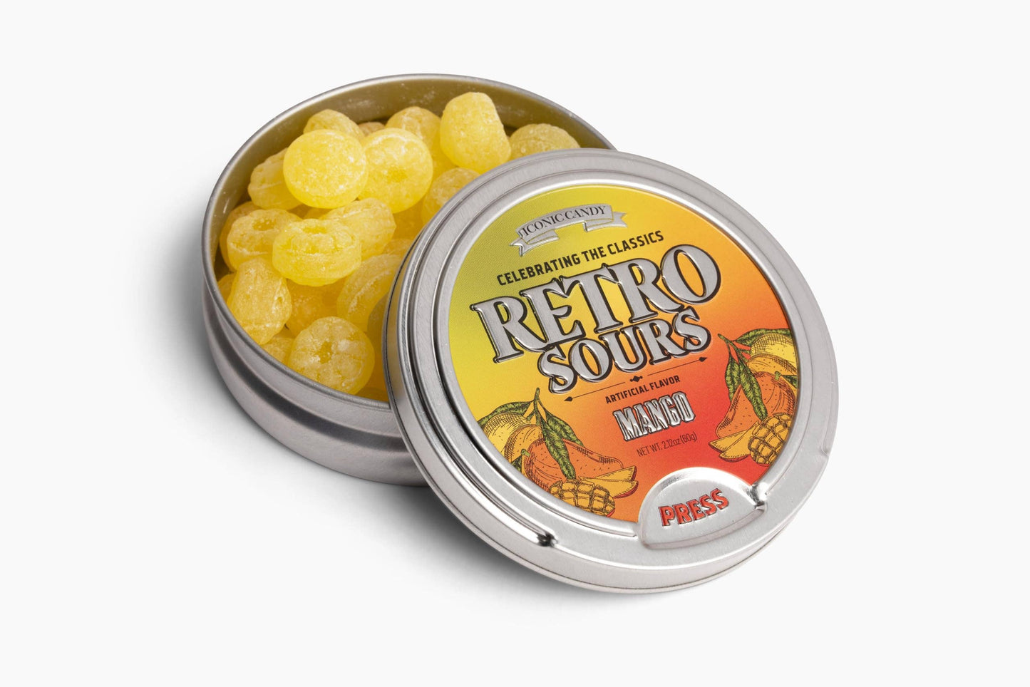 Retro Sours Mango Tin