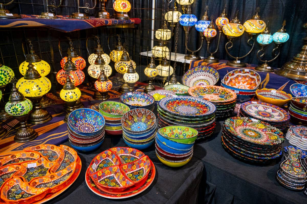 Import Corner -  10" Ceramic Embossed Plate