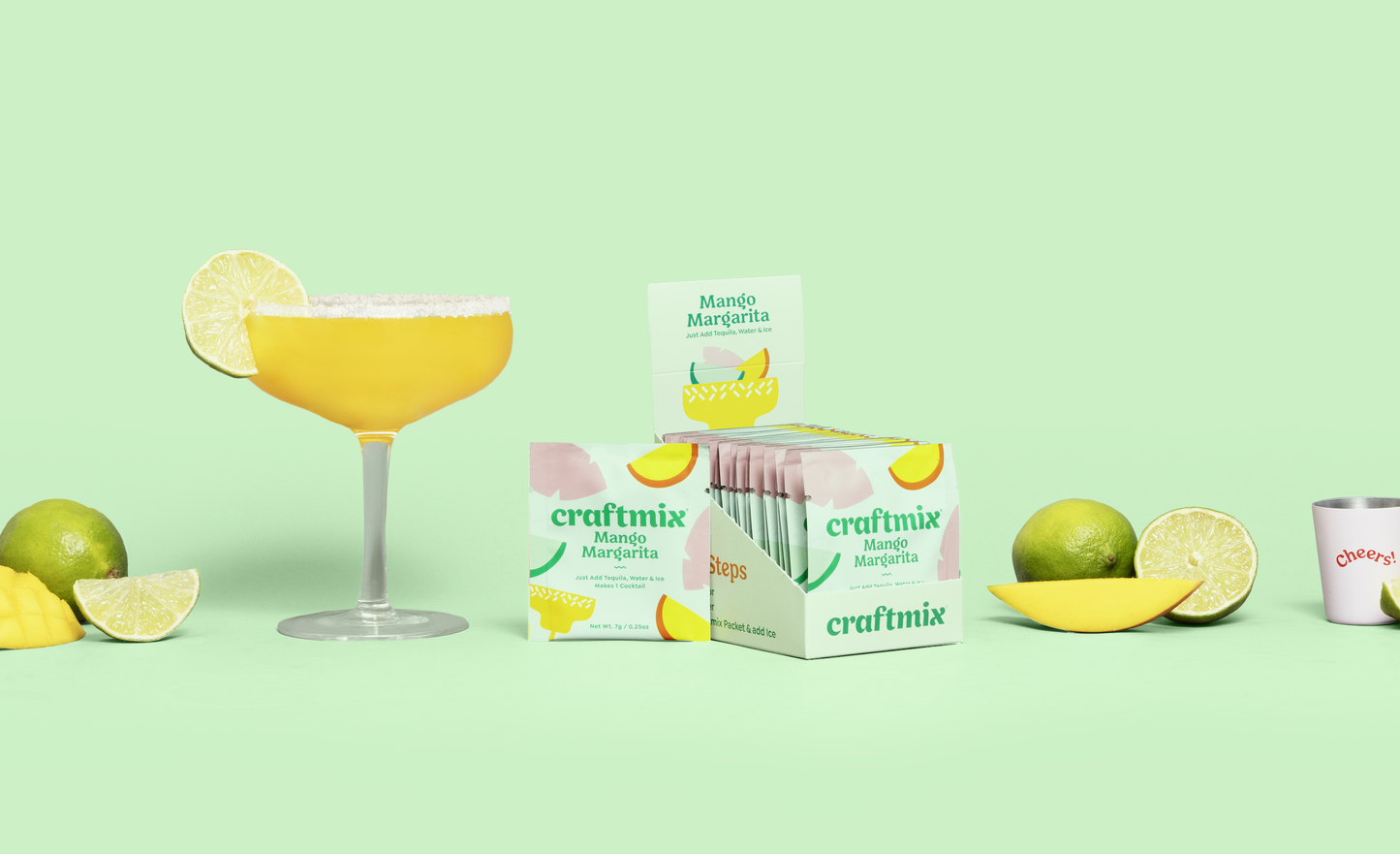 Craftmix | Mango Margarita Cocktail / Mocktail Mixer - Individual