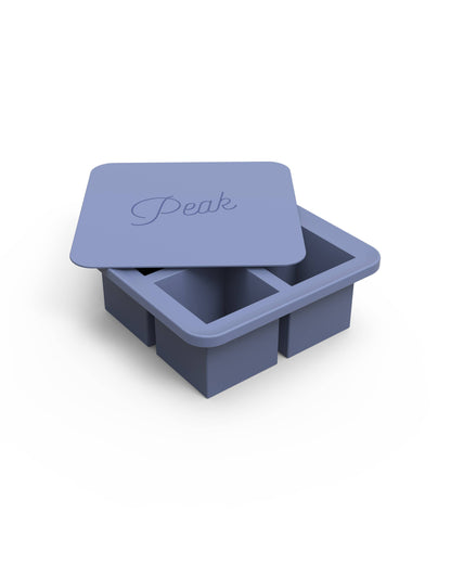W&P - Extra Large Cocktail Cube Silicone Ice Tray: Charcoal