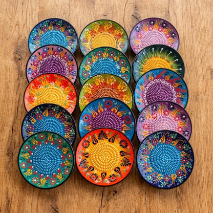 Handmade Turkish Ceramic Garlic Grater Plates