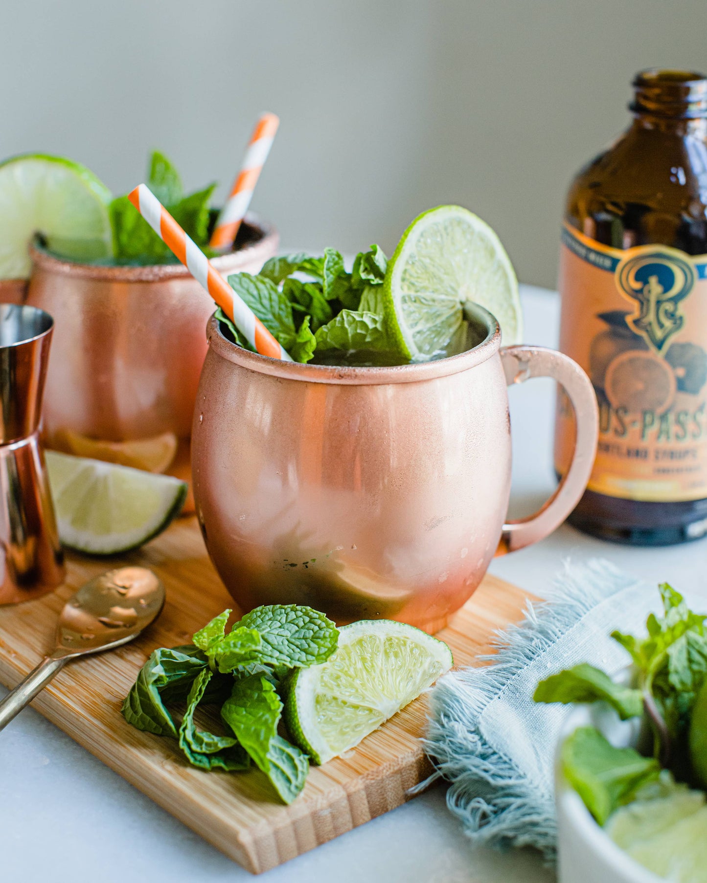 Portland Syrups | Passion Fruit Citrus Syrup 12oz  - cocktail / mocktail mixer