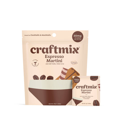 Craftmix | Espresso Martini Cocktail Mixer - 6 Servings Multipack