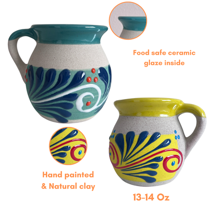 Jarritos Handcrafted Mexican Clay Mug