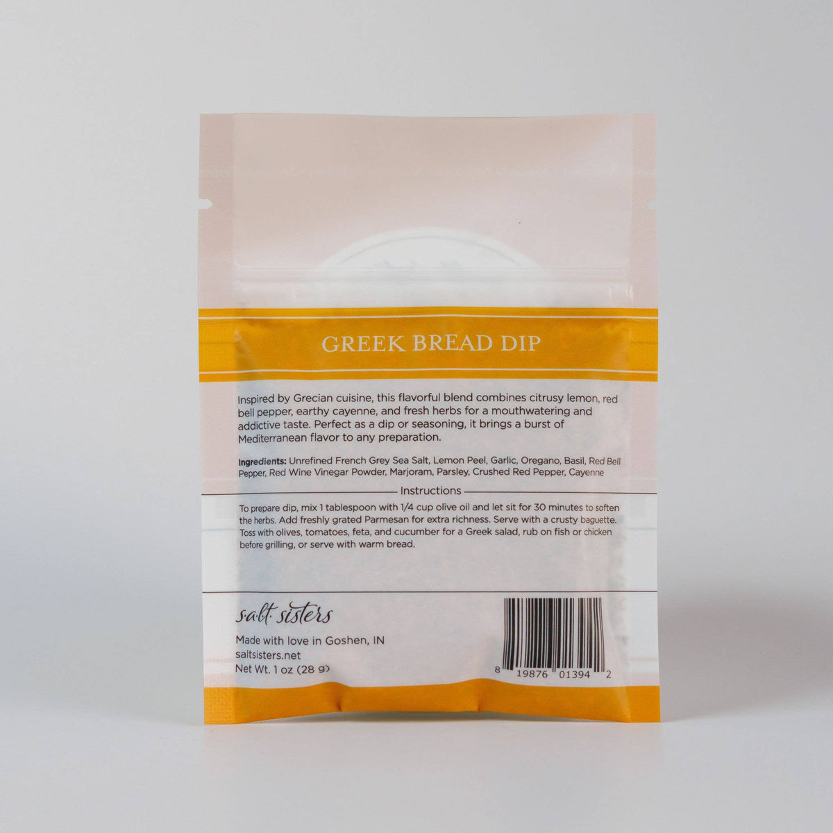 Dip Seasoning Mix - Greek Bread Dip 2 oz