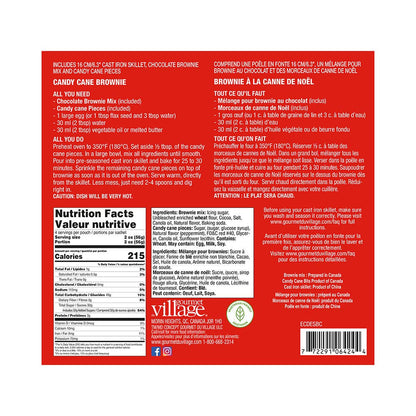 Gourmet Du Village - Skillet Candy Cane Brownie Kit