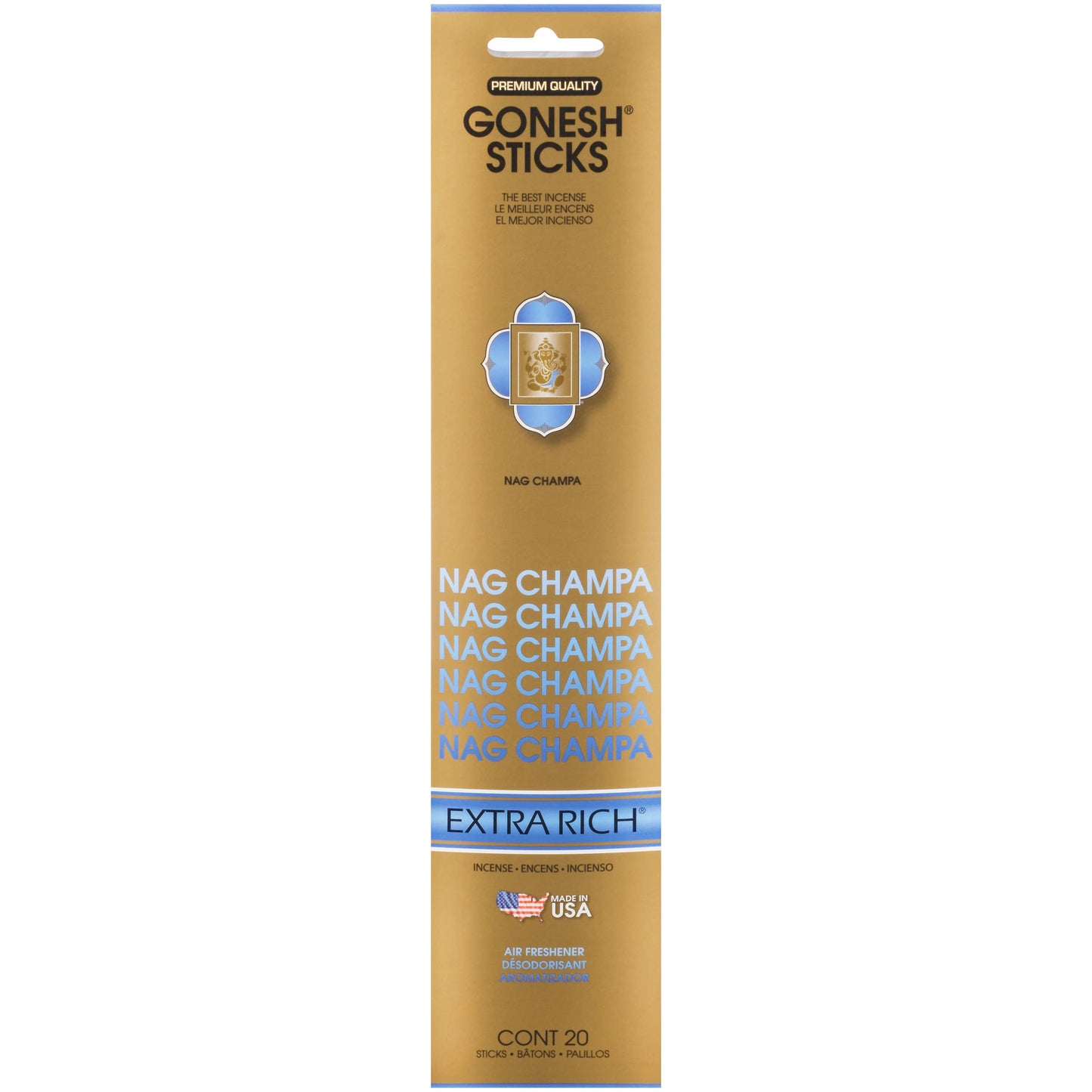 Incense Sticks: Gonesh Extra Rich Nag Champa