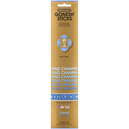 Incense Sticks: Gonesh Extra Rich Nag Champa