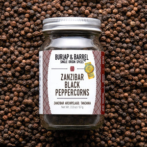 Burlap & Barrel - Zanzibar Black Peppercorns - Single Origin Spice & Seasoning